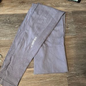 gymshark purple/grey leggings